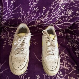 Nike White and Yellow Sneakers